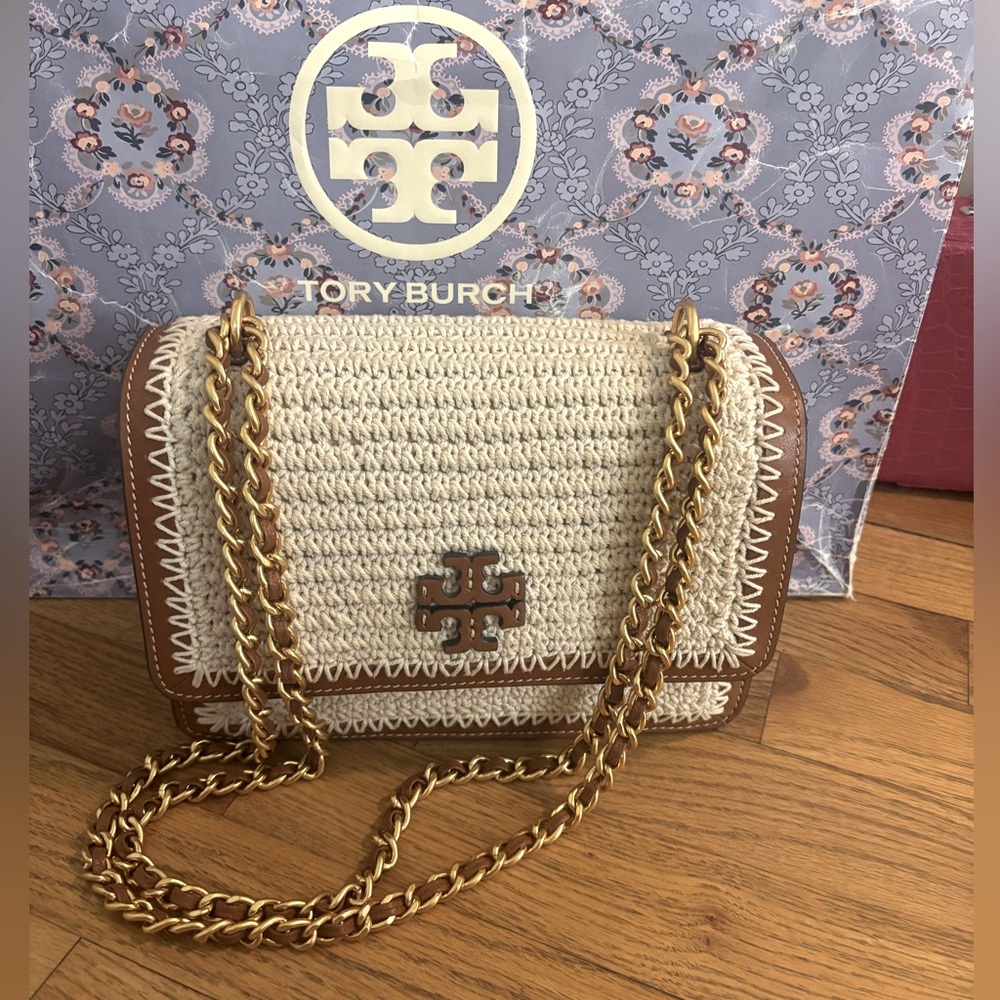 Tory Burch Crochet Britten bag